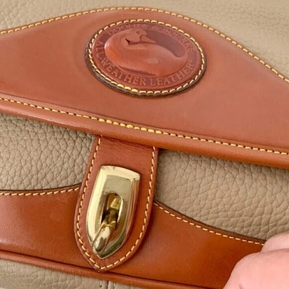 Dooney & Bourke Vintage Made in USA Leather Top Handle Carrier Shoulder Purse - Picture 5 of 16